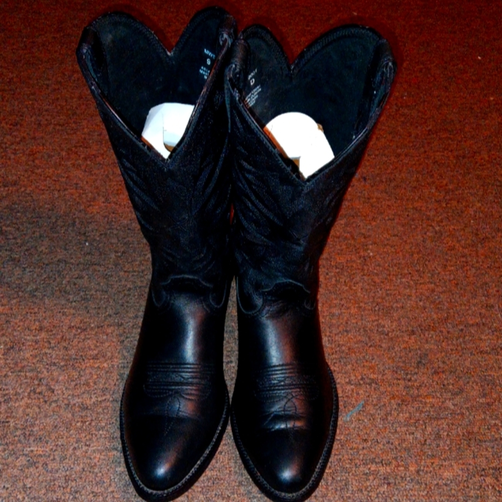 Twisted X Boots Cowboy Western Leather Mens sz 9 Black (MWT 0001)